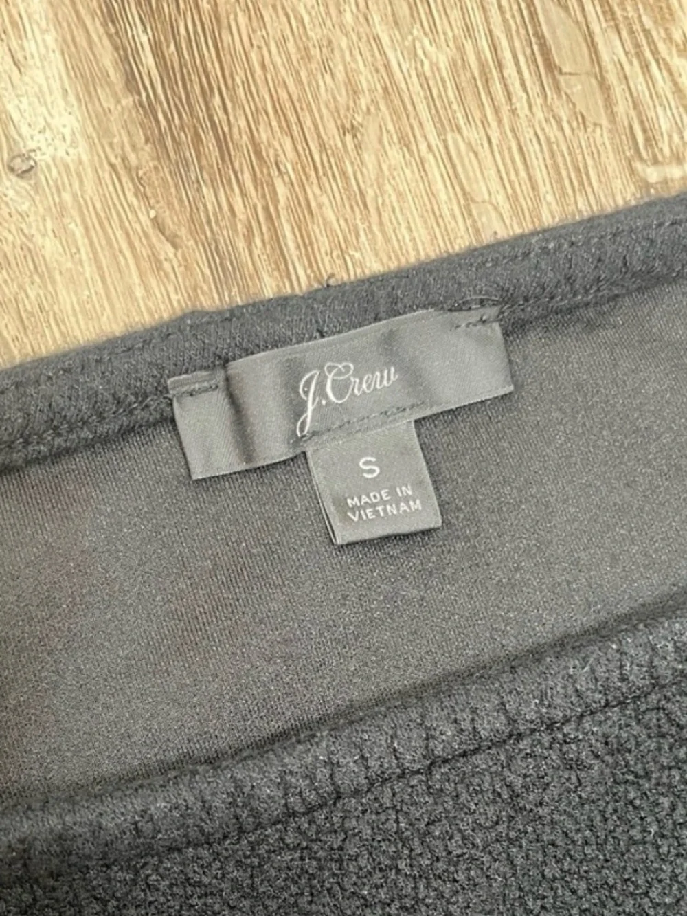 J. Crew Black Balloon-Sleeve Top
